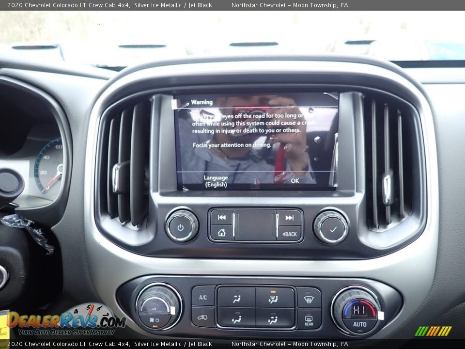 2020 Chevrolet Colorado LT Crew Cab 4x4 Silver Ice Metallic / Jet Black Photo #17