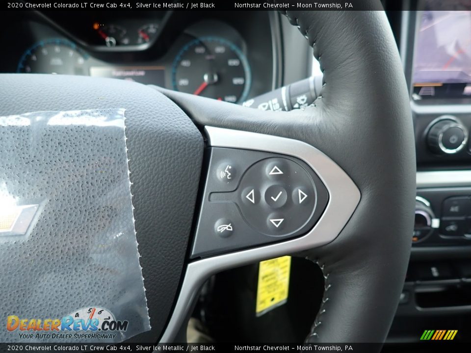 2020 Chevrolet Colorado LT Crew Cab 4x4 Silver Ice Metallic / Jet Black Photo #19