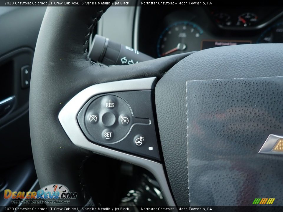 2020 Chevrolet Colorado LT Crew Cab 4x4 Silver Ice Metallic / Jet Black Photo #20
