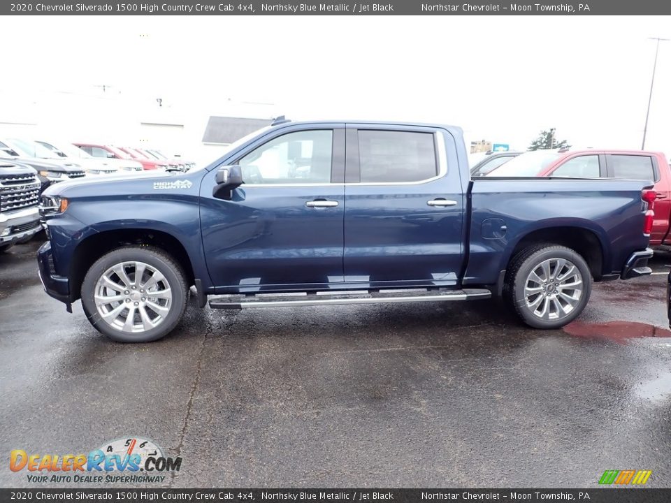 Northsky Blue Metallic 2020 Chevrolet Silverado 1500 High Country Crew Cab 4x4 Photo #2