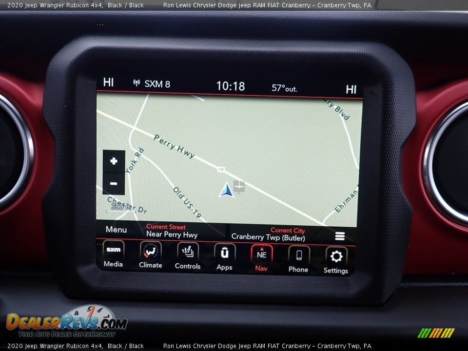 Navigation of 2020 Jeep Wrangler Rubicon 4x4 Photo #16