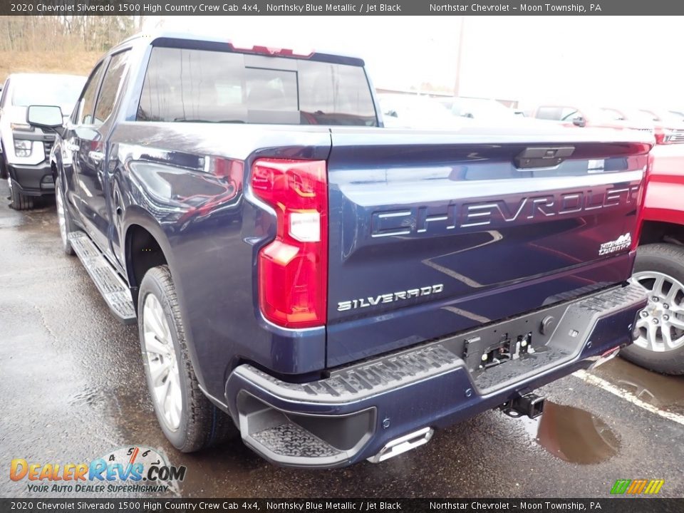 2020 Chevrolet Silverado 1500 High Country Crew Cab 4x4 Northsky Blue Metallic / Jet Black Photo #3