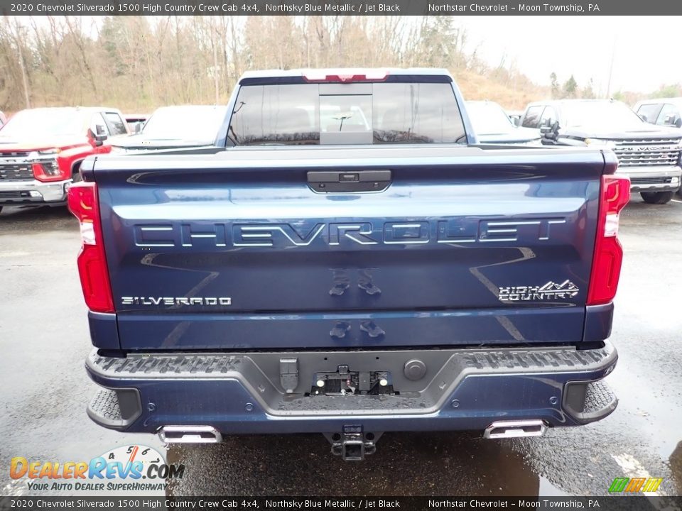 2020 Chevrolet Silverado 1500 High Country Crew Cab 4x4 Northsky Blue Metallic / Jet Black Photo #4