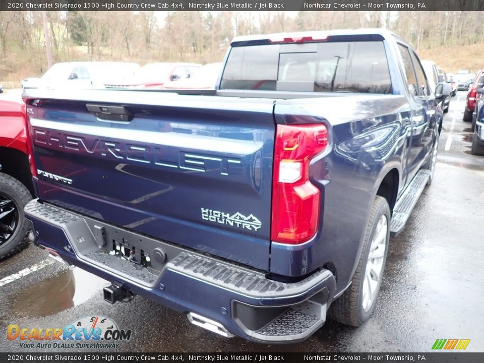 2020 Chevrolet Silverado 1500 High Country Crew Cab 4x4 Northsky Blue Metallic / Jet Black Photo #5