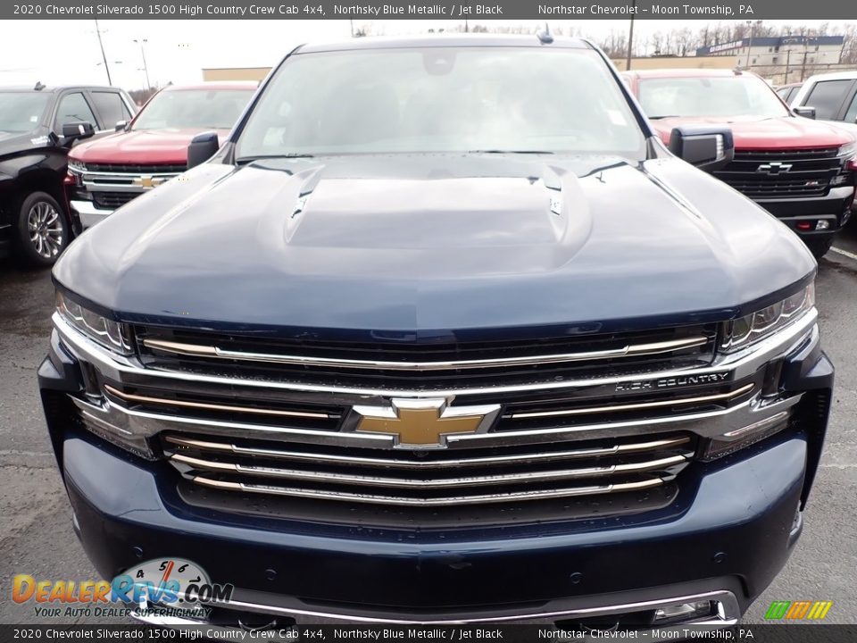 2020 Chevrolet Silverado 1500 High Country Crew Cab 4x4 Northsky Blue Metallic / Jet Black Photo #7