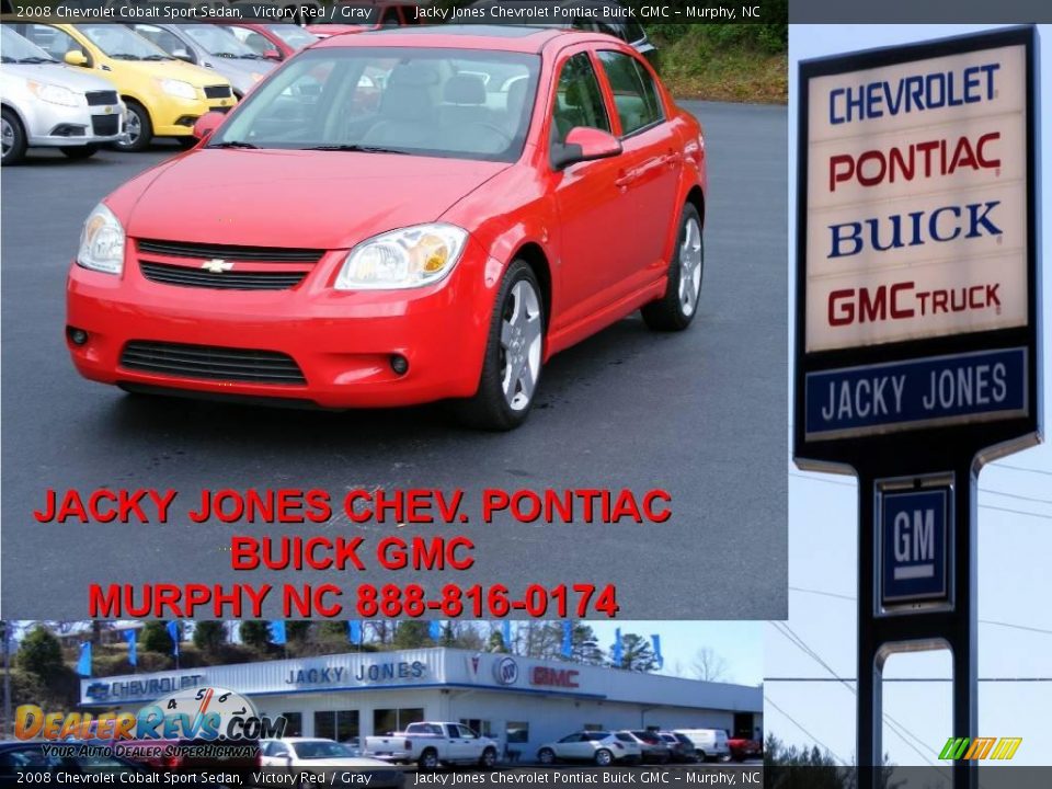 2008 Chevrolet Cobalt Sport Sedan Victory Red / Gray Photo #1