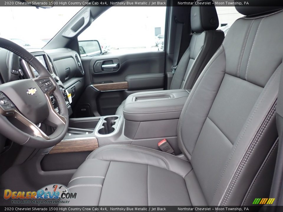 Front Seat of 2020 Chevrolet Silverado 1500 High Country Crew Cab 4x4 Photo #12