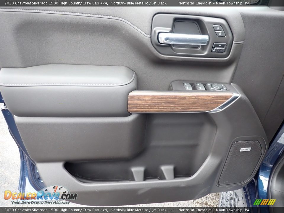 Door Panel of 2020 Chevrolet Silverado 1500 High Country Crew Cab 4x4 Photo #13