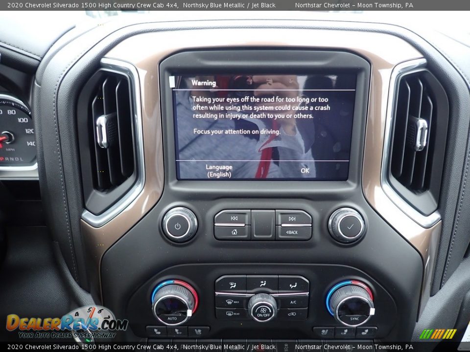 Controls of 2020 Chevrolet Silverado 1500 High Country Crew Cab 4x4 Photo #15