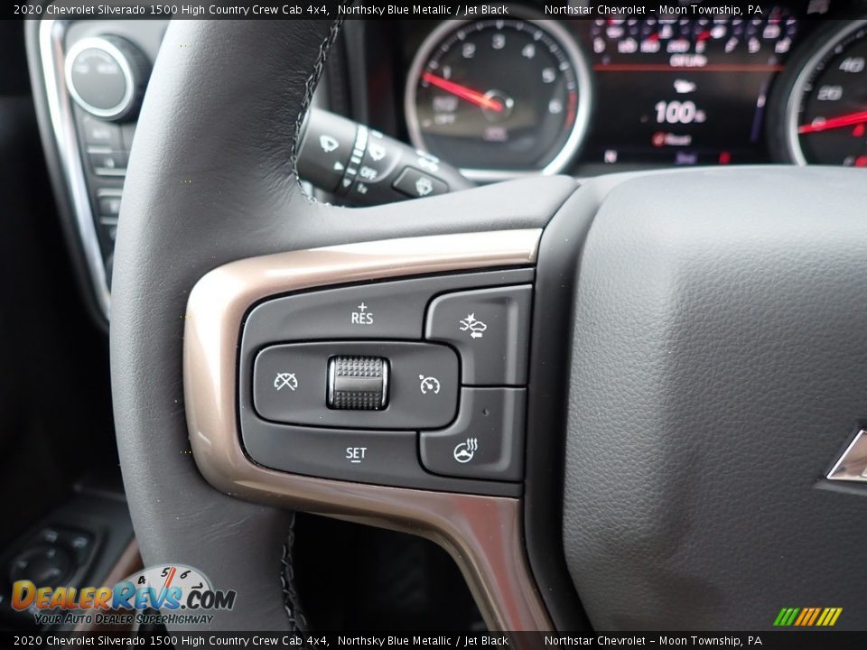 2020 Chevrolet Silverado 1500 High Country Crew Cab 4x4 Steering Wheel Photo #18