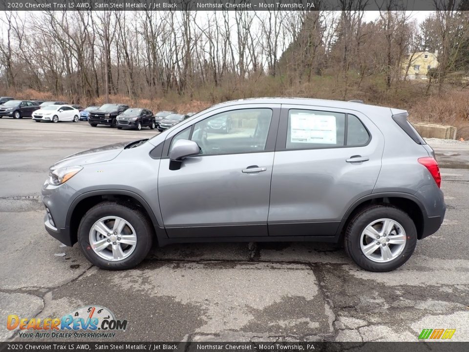 Satin Steel Metallic 2020 Chevrolet Trax LS AWD Photo #2