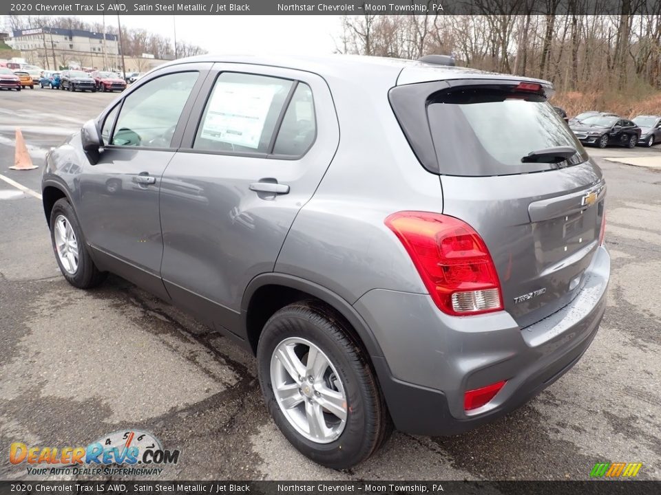 2020 Chevrolet Trax LS AWD Satin Steel Metallic / Jet Black Photo #3