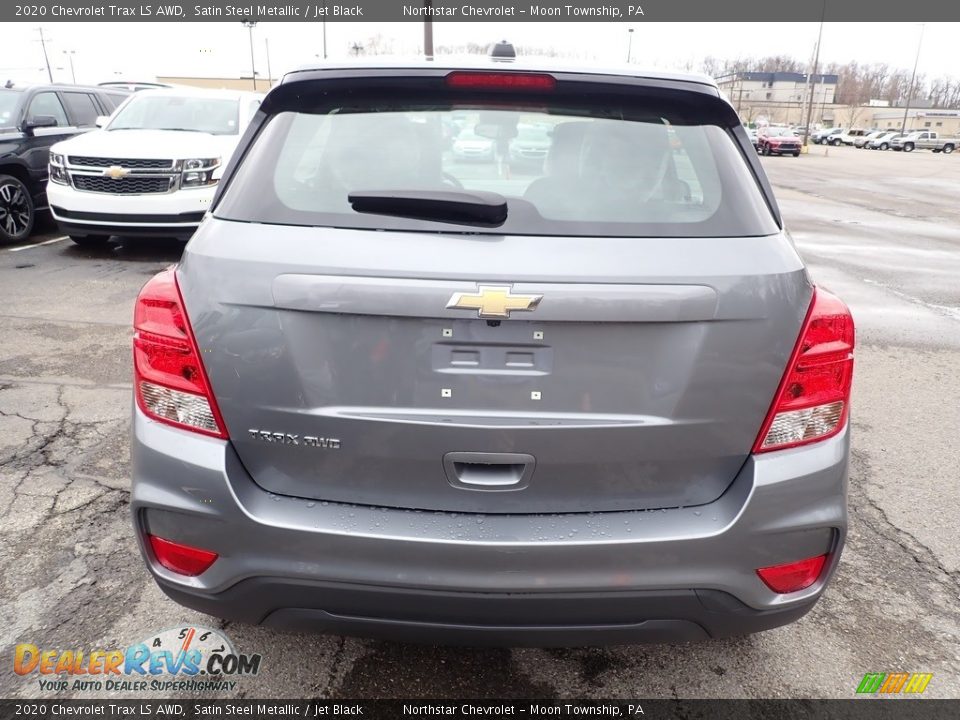 2020 Chevrolet Trax LS AWD Satin Steel Metallic / Jet Black Photo #4