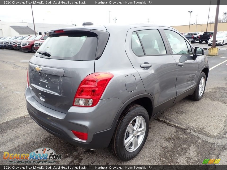 2020 Chevrolet Trax LS AWD Satin Steel Metallic / Jet Black Photo #5