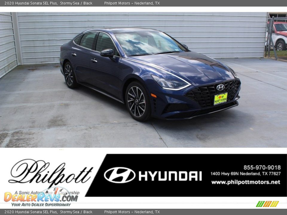 2020 Hyundai Sonata SEL Plus Stormy Sea / Black Photo #1