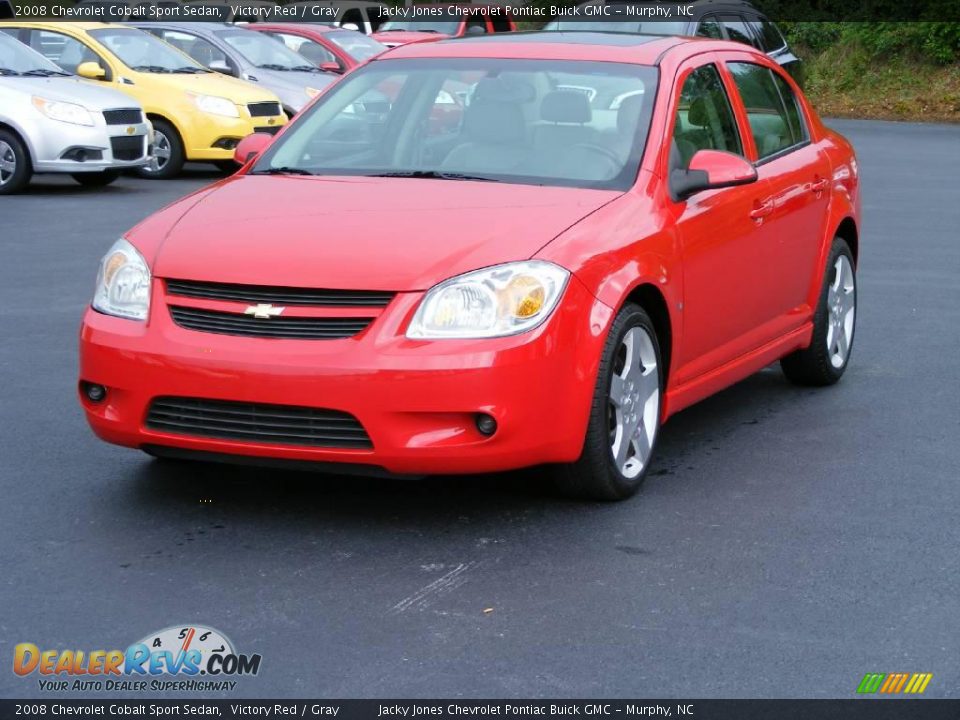 2008 Chevrolet Cobalt Sport Sedan Victory Red / Gray Photo #2
