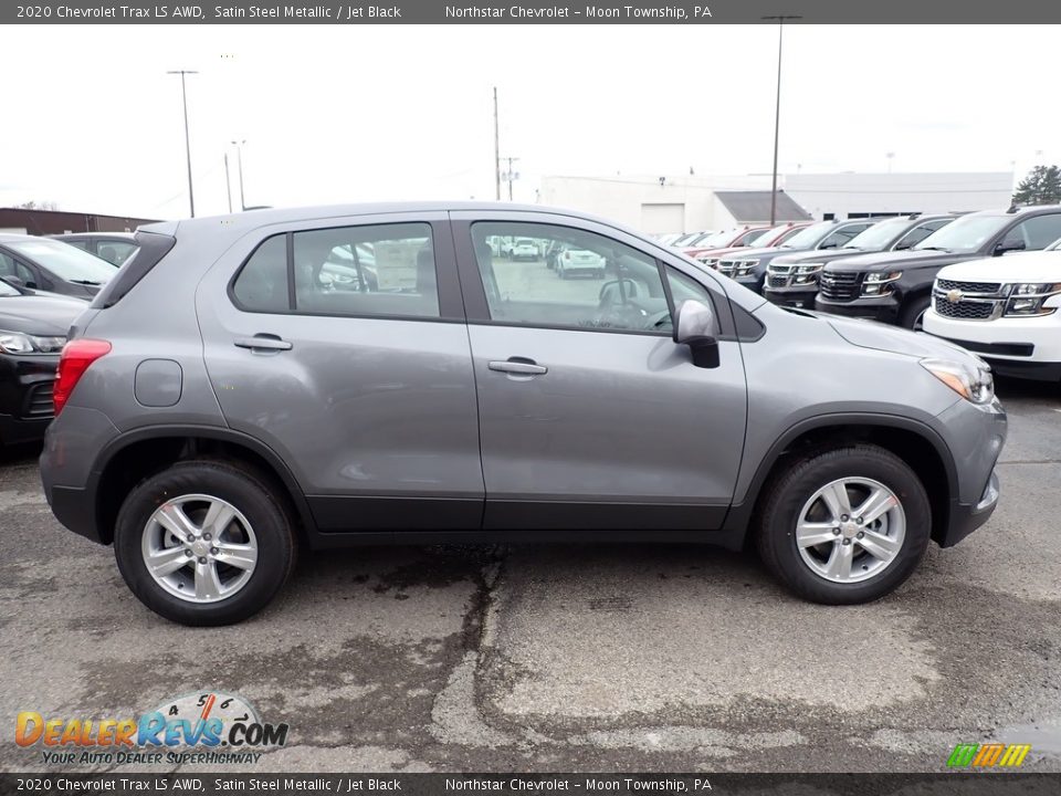 2020 Chevrolet Trax LS AWD Satin Steel Metallic / Jet Black Photo #6