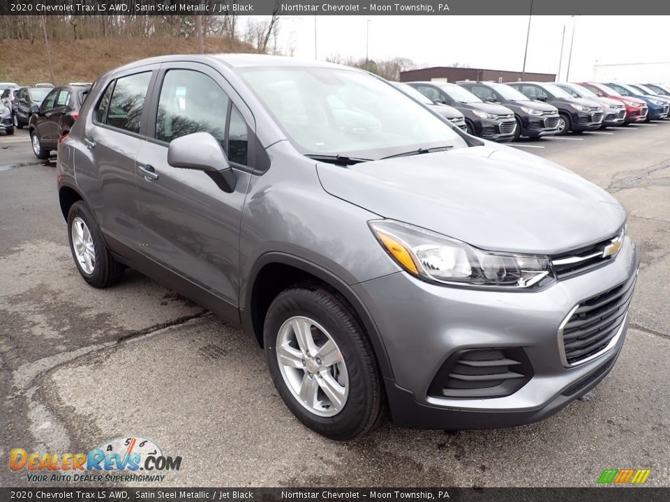 Satin Steel Metallic 2020 Chevrolet Trax LS AWD Photo #7