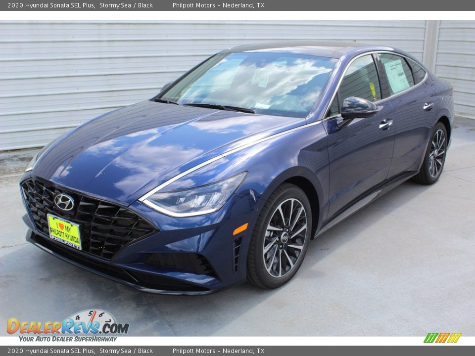 2020 Hyundai Sonata SEL Plus Stormy Sea / Black Photo #4