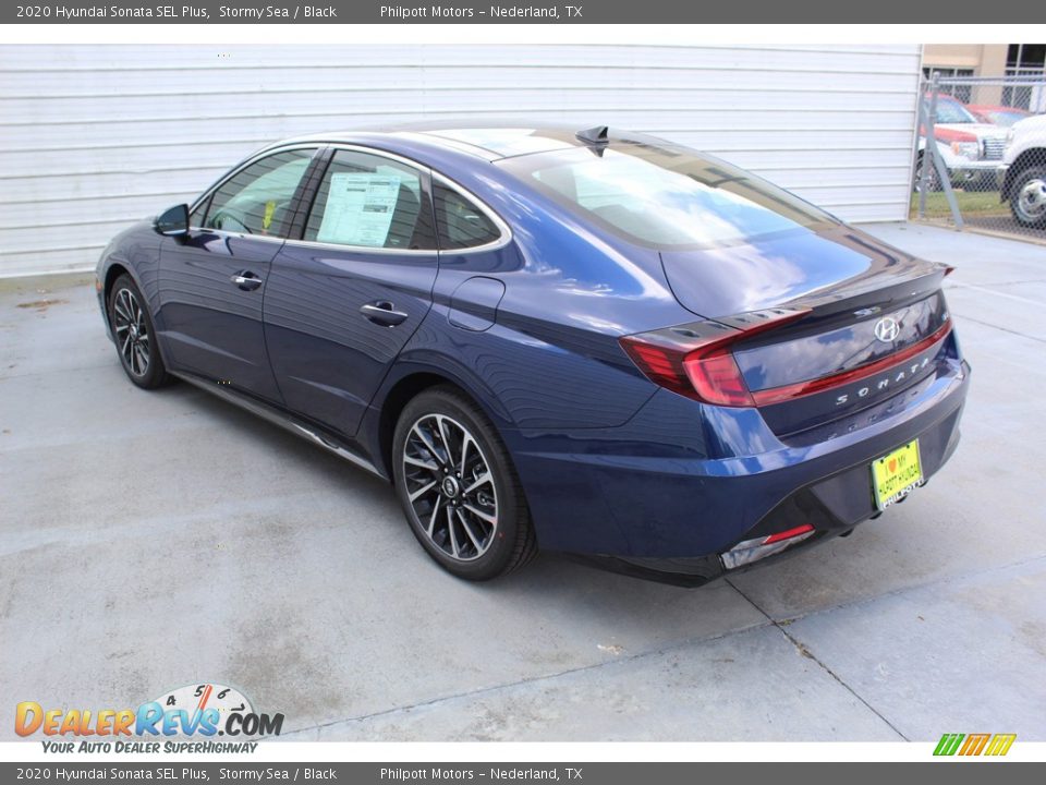 2020 Hyundai Sonata SEL Plus Stormy Sea / Black Photo #6