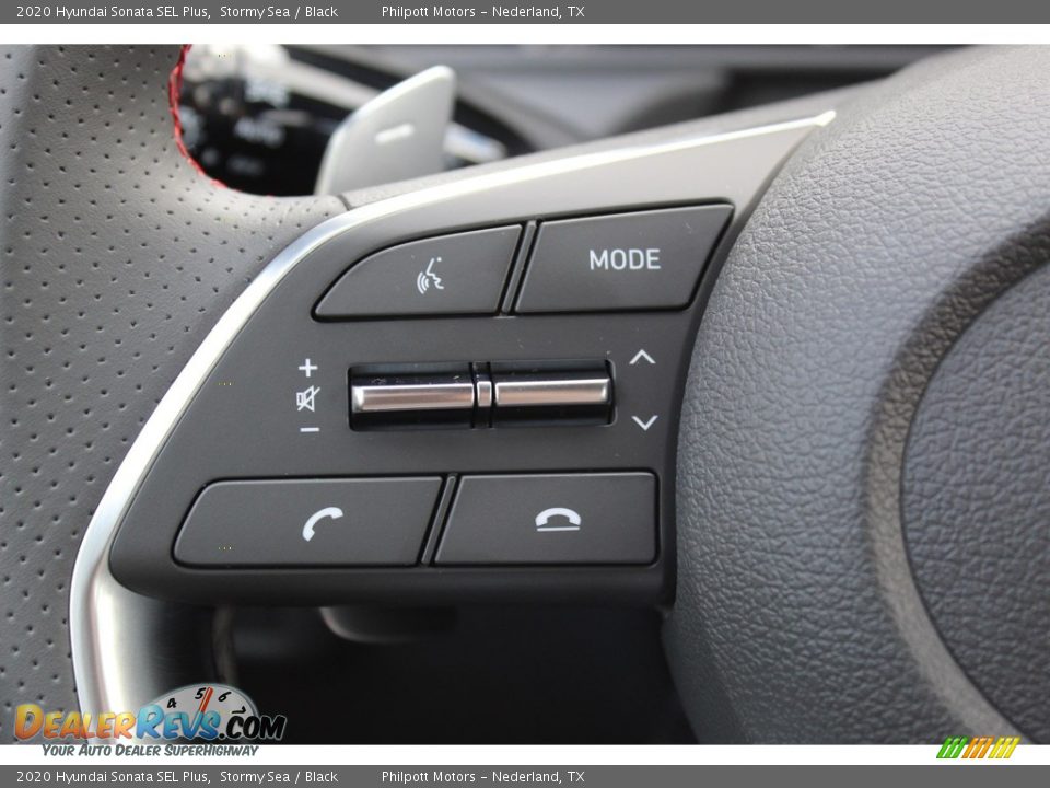 2020 Hyundai Sonata SEL Plus Stormy Sea / Black Photo #11