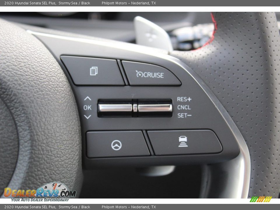 2020 Hyundai Sonata SEL Plus Stormy Sea / Black Photo #12