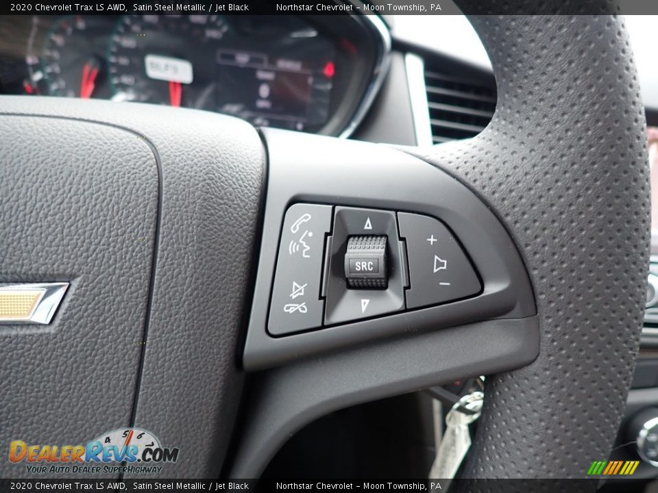 2020 Chevrolet Trax LS AWD Satin Steel Metallic / Jet Black Photo #18