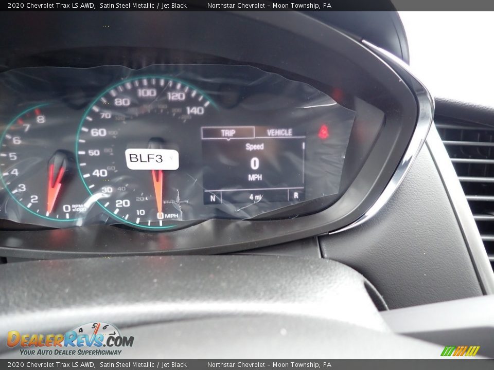 2020 Chevrolet Trax LS AWD Satin Steel Metallic / Jet Black Photo #19