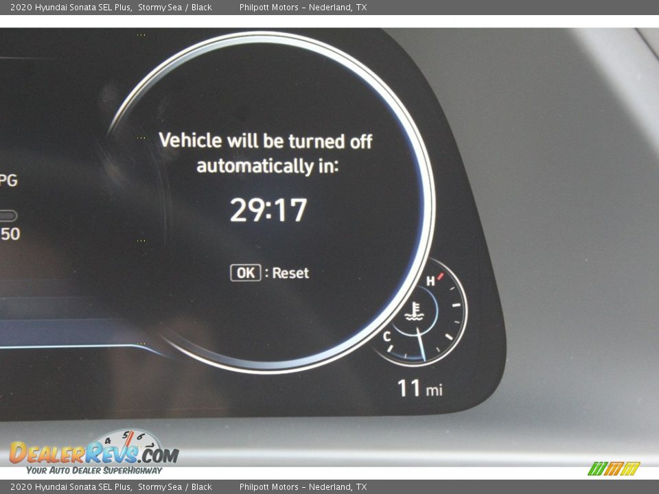 2020 Hyundai Sonata SEL Plus Stormy Sea / Black Photo #14
