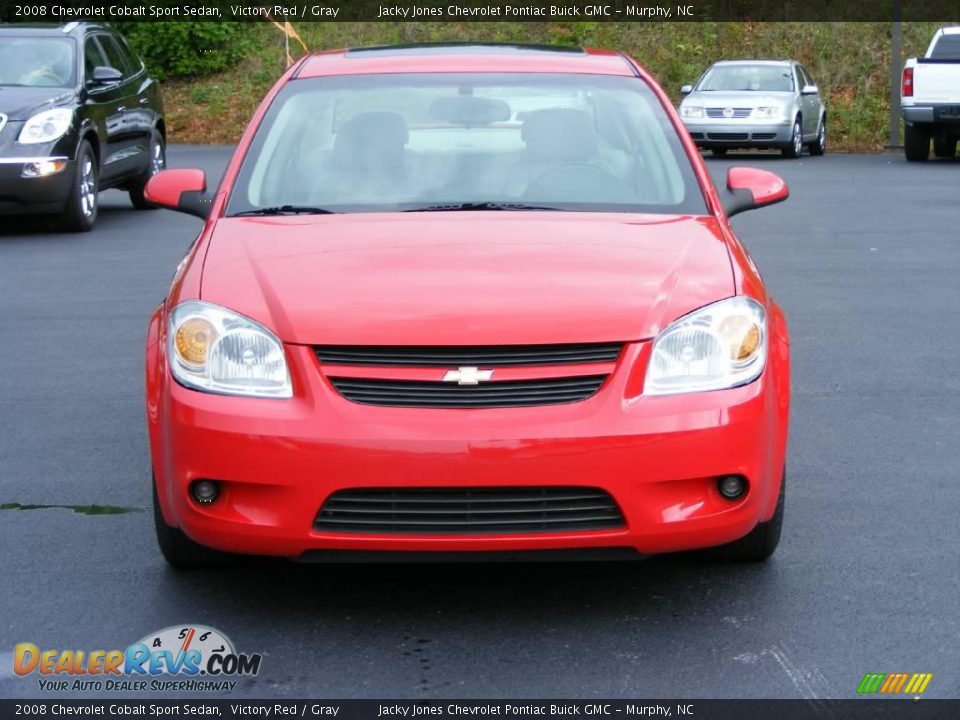 2008 Chevrolet Cobalt Sport Sedan Victory Red / Gray Photo #3