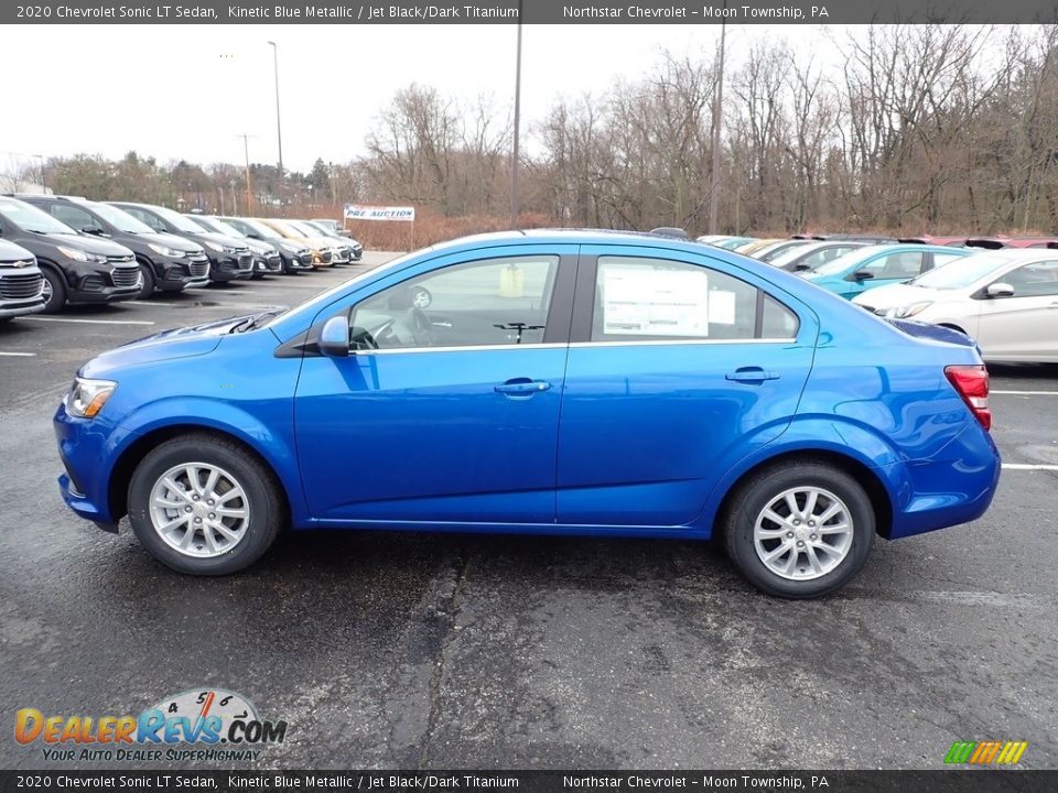 Kinetic Blue Metallic 2020 Chevrolet Sonic LT Sedan Photo #2