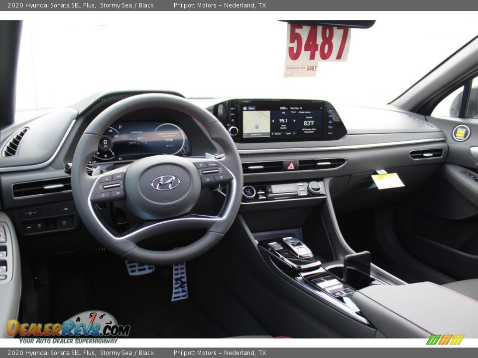 2020 Hyundai Sonata SEL Plus Stormy Sea / Black Photo #22