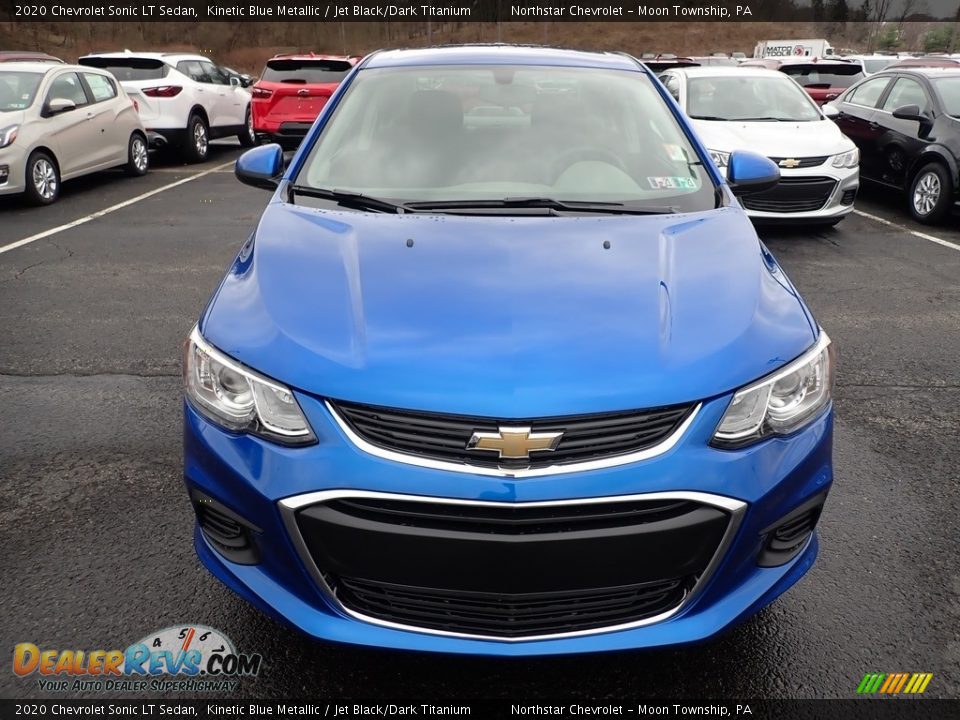 2020 Chevrolet Sonic LT Sedan Kinetic Blue Metallic / Jet Black/Dark Titanium Photo #8