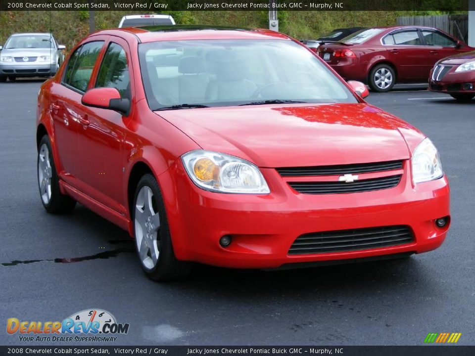 2008 Chevrolet Cobalt Sport Sedan Victory Red / Gray Photo #4