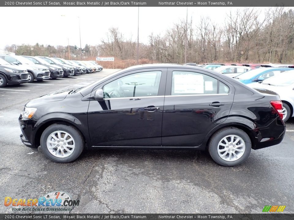 Mosaic Black Metallic 2020 Chevrolet Sonic LT Sedan Photo #2