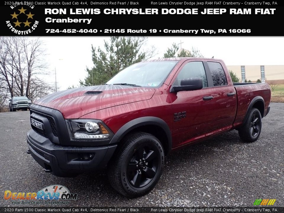 2020 Ram 1500 Classic Warlock Quad Cab 4x4 Delmonico Red Pearl / Black Photo #1