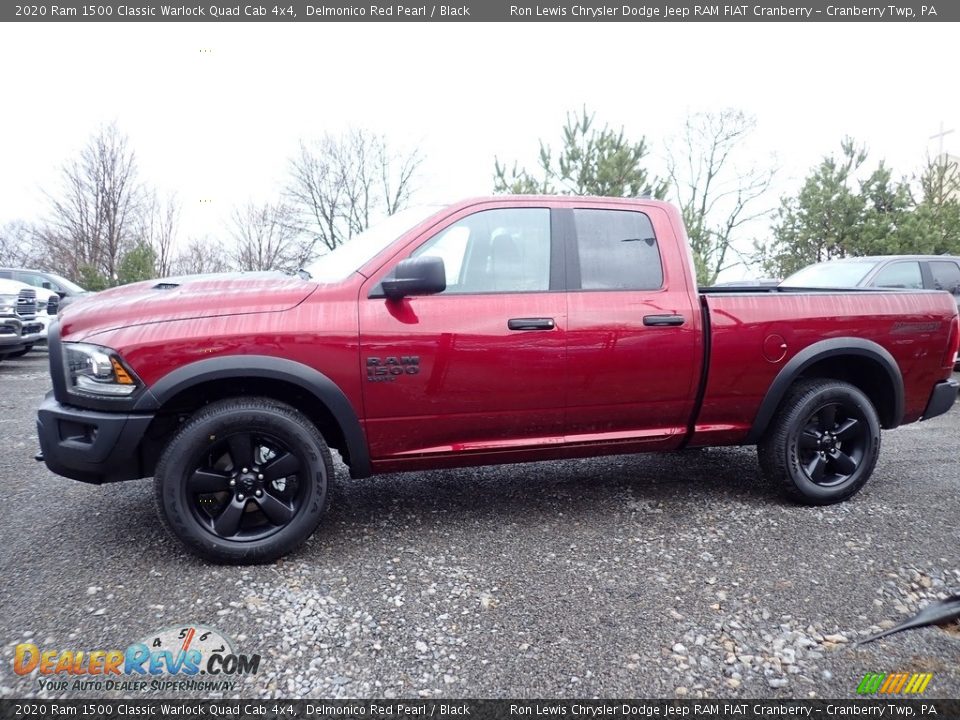 2020 Ram 1500 Classic Warlock Quad Cab 4x4 Delmonico Red Pearl / Black Photo #2