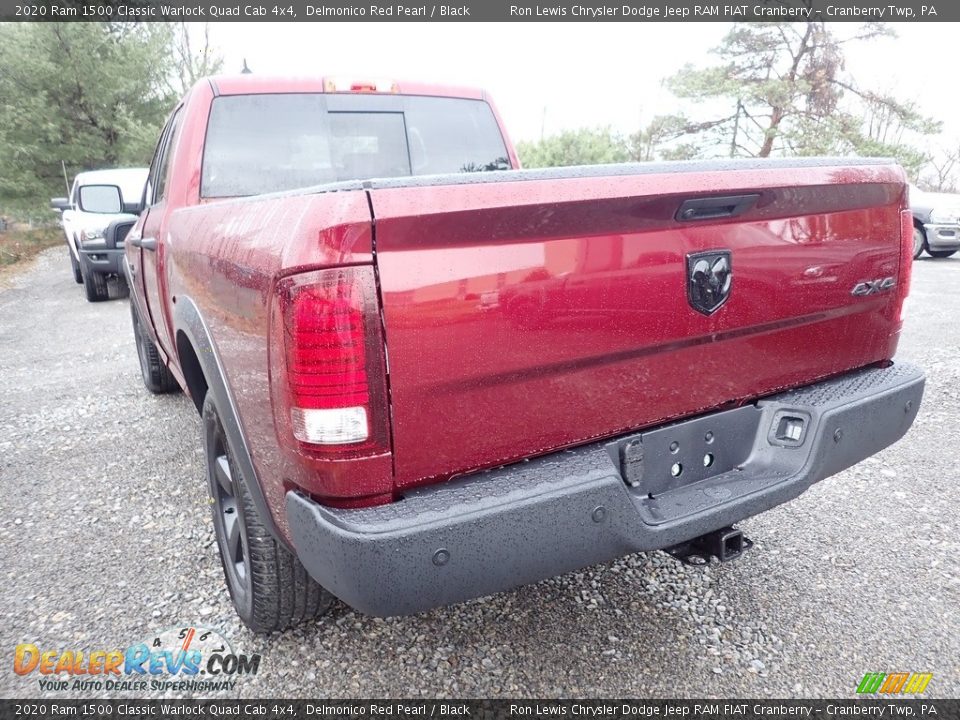 2020 Ram 1500 Classic Warlock Quad Cab 4x4 Delmonico Red Pearl / Black Photo #3