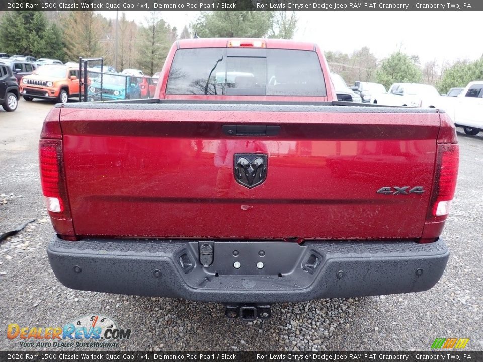 2020 Ram 1500 Classic Warlock Quad Cab 4x4 Delmonico Red Pearl / Black Photo #4