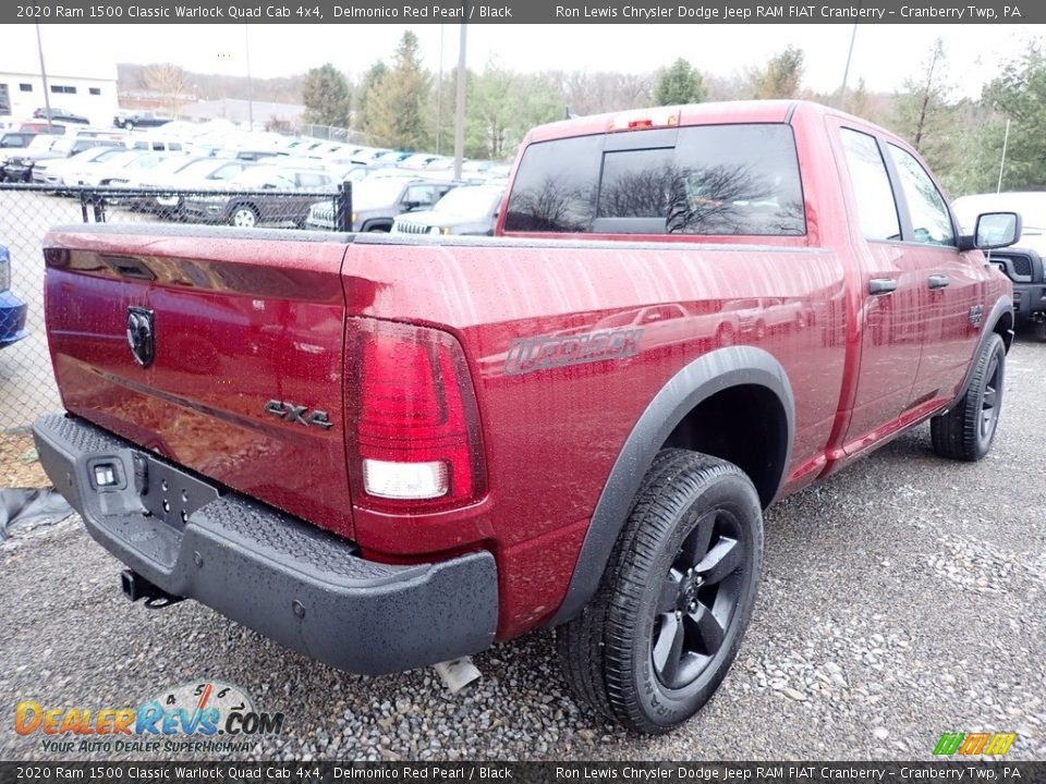 2020 Ram 1500 Classic Warlock Quad Cab 4x4 Delmonico Red Pearl / Black Photo #5
