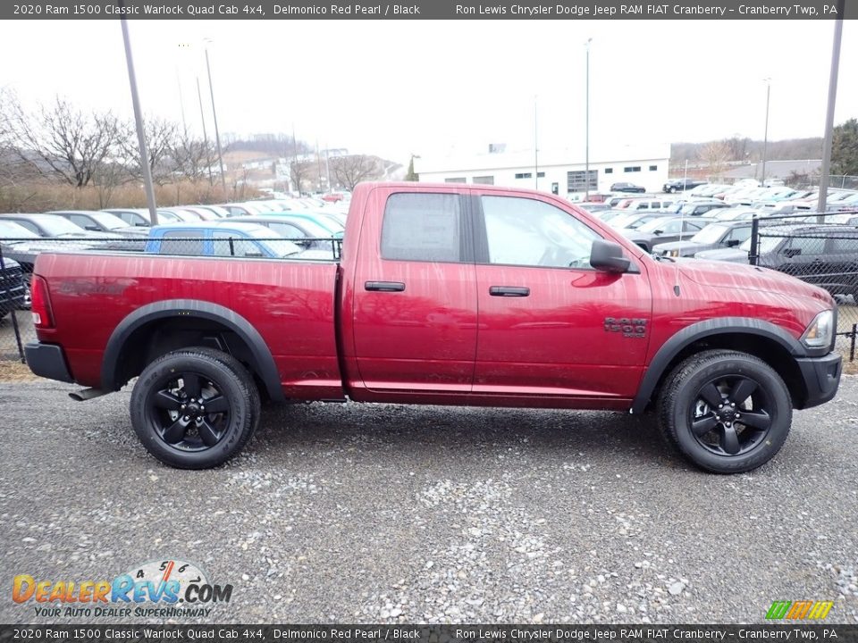 2020 Ram 1500 Classic Warlock Quad Cab 4x4 Delmonico Red Pearl / Black Photo #6