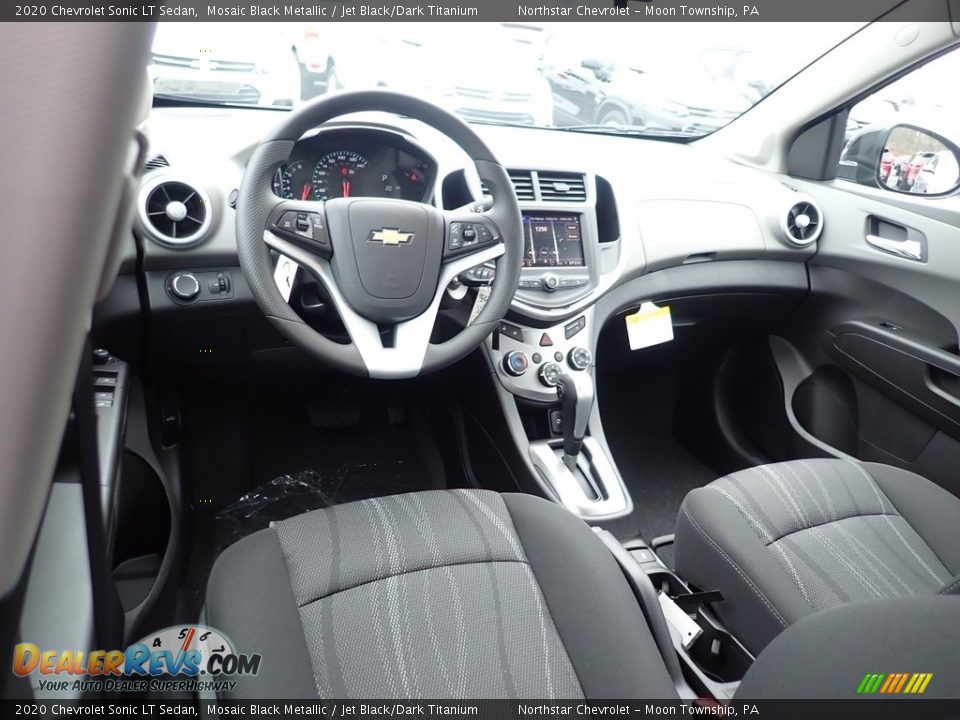 Jet Black/Dark Titanium Interior - 2020 Chevrolet Sonic LT Sedan Photo #13