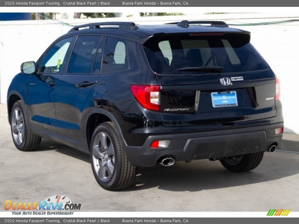 2020 Honda Passport Touring Crystal Black Pearl / Black Photo #2