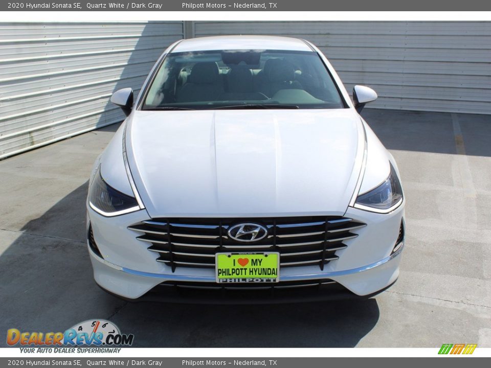 2020 Hyundai Sonata SE Quartz White / Dark Gray Photo #3