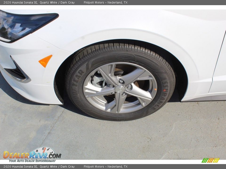 2020 Hyundai Sonata SE Quartz White / Dark Gray Photo #5