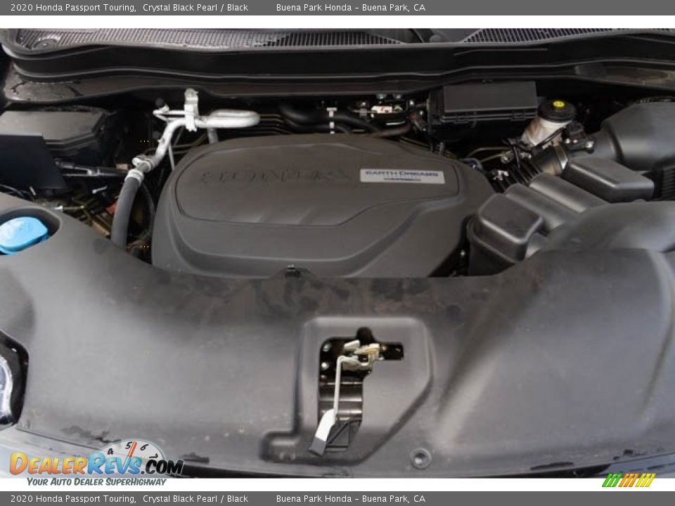 2020 Honda Passport Touring Crystal Black Pearl / Black Photo #9