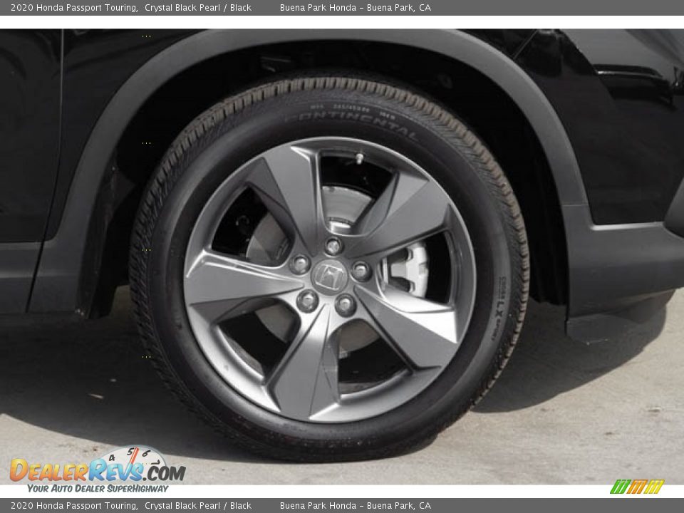 2020 Honda Passport Touring Crystal Black Pearl / Black Photo #11