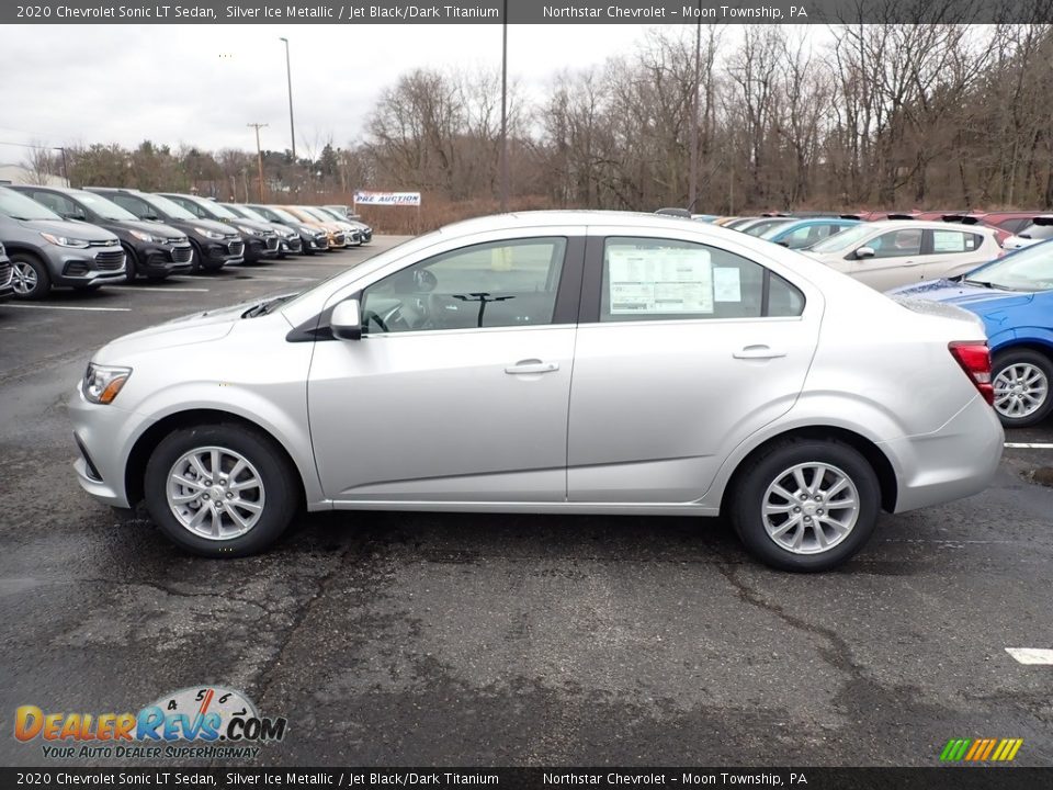 2020 Chevrolet Sonic LT Sedan Silver Ice Metallic / Jet Black/Dark Titanium Photo #2