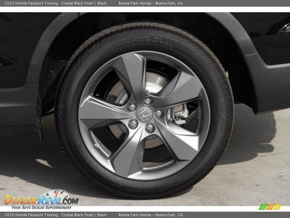 2020 Honda Passport Touring Crystal Black Pearl / Black Photo #12