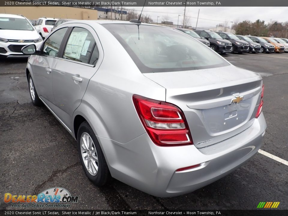 2020 Chevrolet Sonic LT Sedan Silver Ice Metallic / Jet Black/Dark Titanium Photo #3
